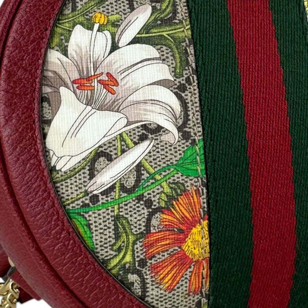 GUCCI Red Canvas Backpack - Picture 11 of 13